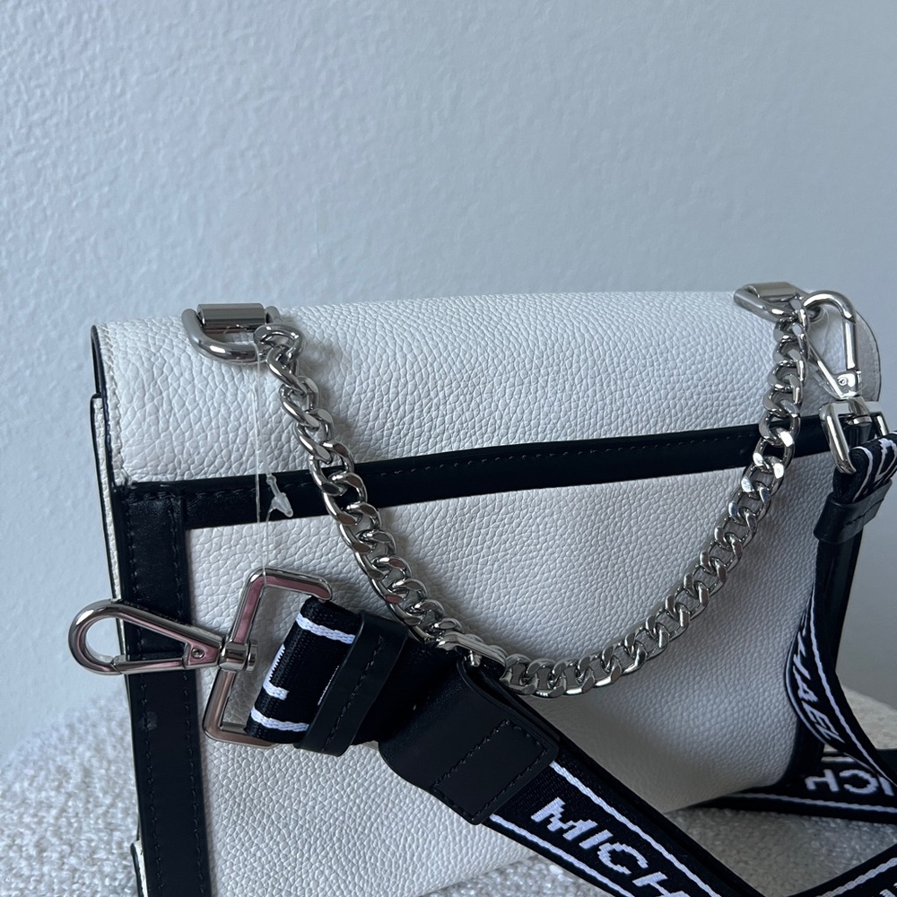 Michael Kors Black and White Crossbody Bag - Picture 3 of 6